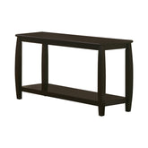 Coaster Dixon Rectangular Sofa Table with Lower Shelf Espresso Model 701079